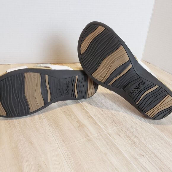 Vionic Sonja Women's Sandals Slip On Metallic Gold Bronze Casual Comfort Size 6 - Picture 5 of 7